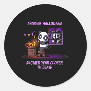 Another Halloween Another Year Closer To Death Classic Round Sticker
