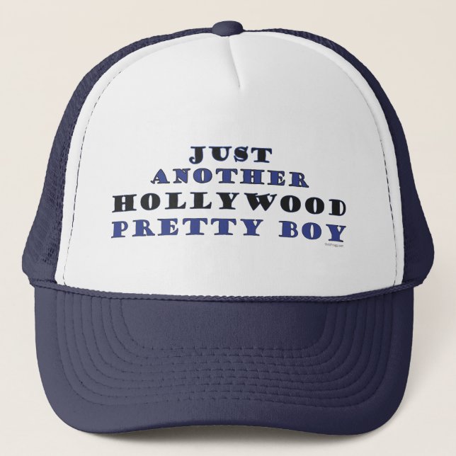 Another Hollywood Pretty Boy Trucker Hat (Navy) (Front)