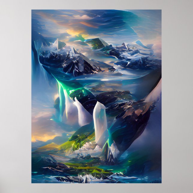 Another Land Alive in The Clouds Poster (Front)