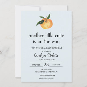 Another little cutie is on the way Baby Sprinkle Invitation