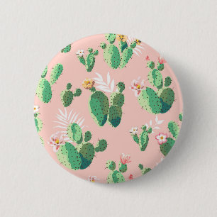 Another Lovely Cactus Flowers 2 Inch Round Button