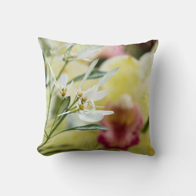 Another pillow with a beautiful Orchid. (Front)