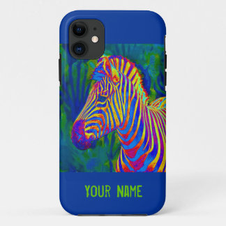 another psychedelic zebra iPhone 11 case