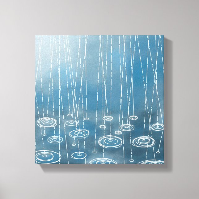 Another Rainy Day Painting Canvas Print (Front)