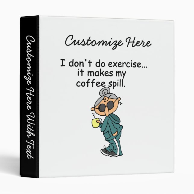 Another Reason Not To Exercise Binder (Front/Spine)