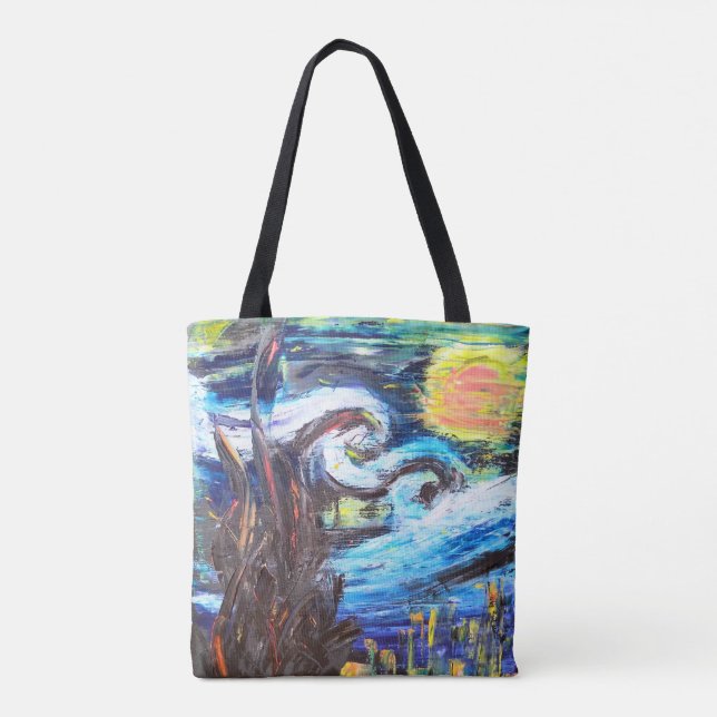 Another Starry Night Tote Bag (Back)