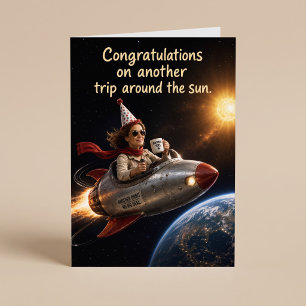 Another Trip Around the Sun Funny Birthday Card