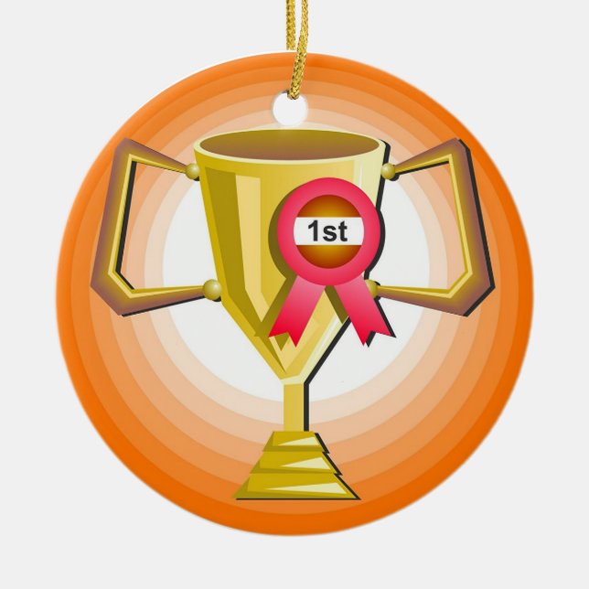 Another Trophy Ceramic Ornament (Front)