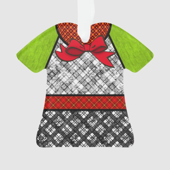 Another Ugly Sweater Personalized Acrylic Ornament (Front)