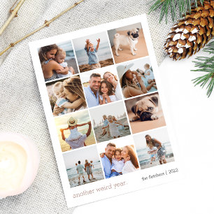 Another Weird Year   Year in Review Photo Collage Holiday Card
