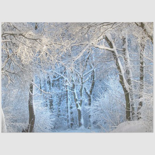 another winter wonderland tissue paper (Front)