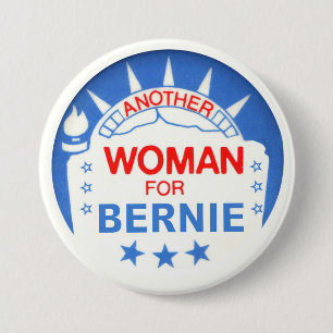 Another Woman for Bernie 3 Inch Round Button