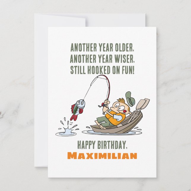 Another Year Older Wiser Still Hooked on Fun (Front)