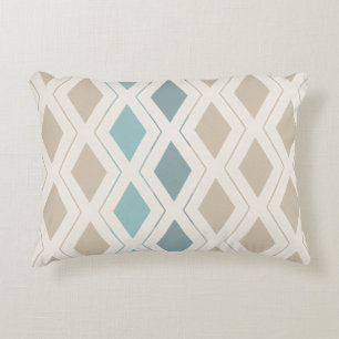 Anouke Coastal Diamonds / Sea Mist Accent Pillow