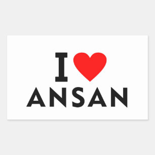 Ansan South Korea love city heart like travel Sticker