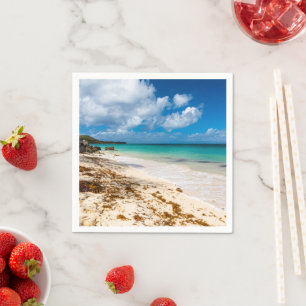 Anse Canot beach on Marie-Galante Napkin