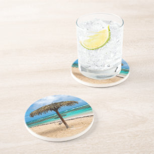 Anse des Rochers beach Coaster