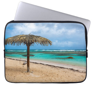 Anse des Rochers beach Laptop Sleeve