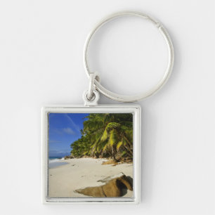 Anse Victorin Beach Keychain