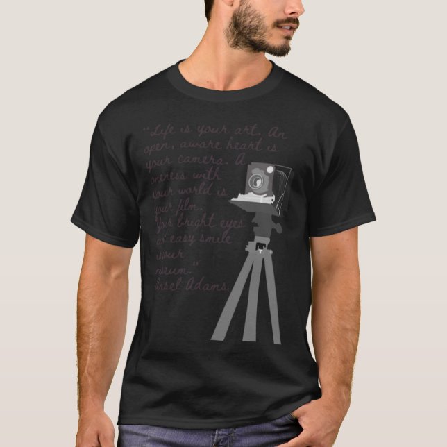 Ansel Adams citation T-shirt classique (Devant)