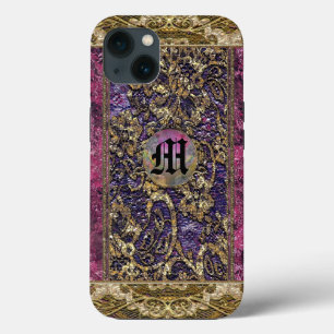 Anselme Kean Victorian Monogram Tough iPhone 13 Case