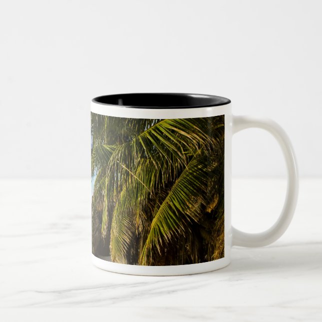 Ansi Victorin Beach Two-Tone Coffee Mug (Right)