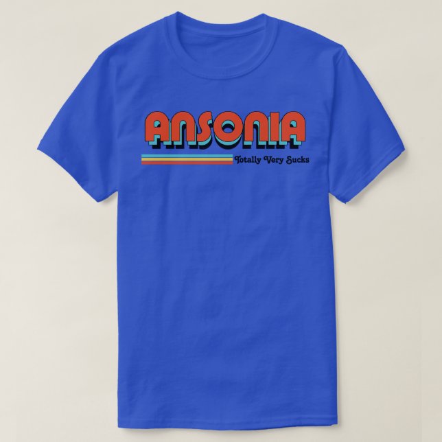 Ansonia Totally Very Suks TShirt (Design Front)