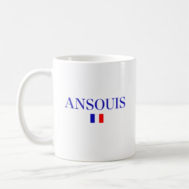 ANSOUIS France Coffee Mug (Left)