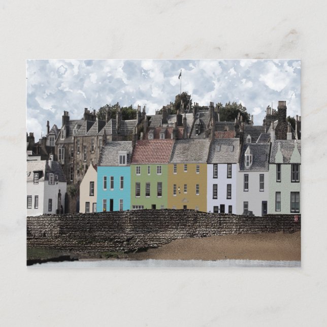Anstruther Harbour Postcard (Front)