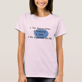 answering twin questions tee