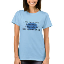 answering twin questions tee