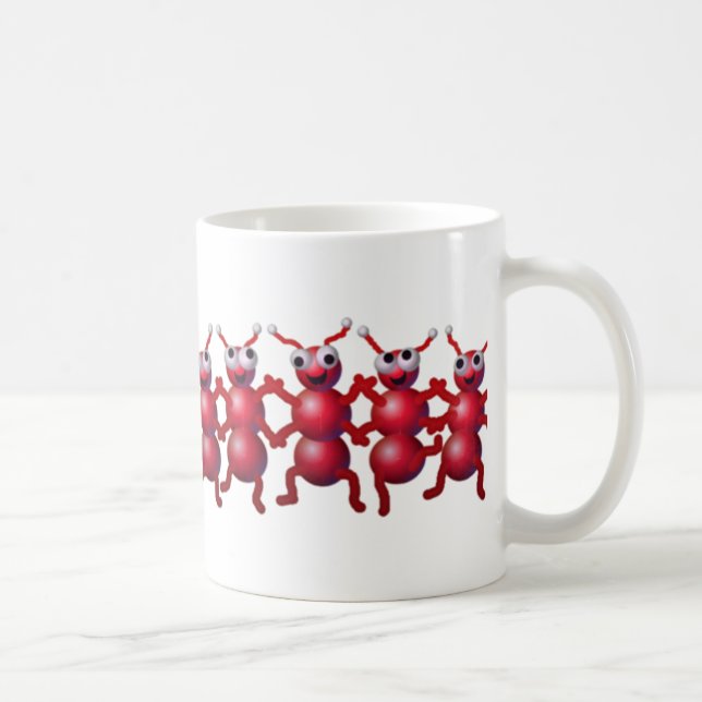 ant dance coffee mug (Right)