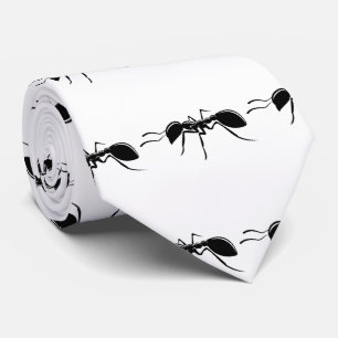 Ant drawing insect tie