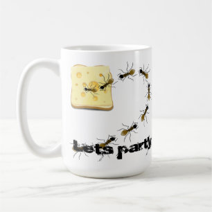 Ant insect trail funny party cute coffee mug