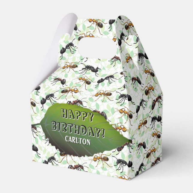 Ant Insects Bugs Creepy Crawly Creatures Favor Box (Front Side)