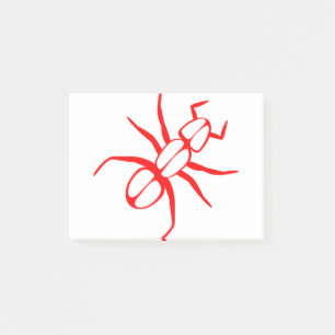 Ant Legs Antennas Red Post-it Notes