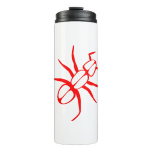 Ant Legs Antennas Red Thermal Tumbler