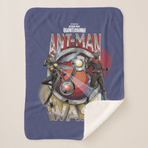 Ant-Man and the Wasp Pym Particle Graphic Sherpa Blanket