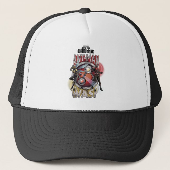 Ant-Man and the Wasp Pym Particle Graphic Trucker Hat (Front)