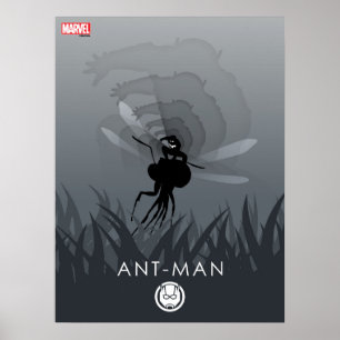 Ant-Man Heroic Silhouette Poster