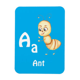 Ant personalize ABC: Letter A - Add Your Name Magnet