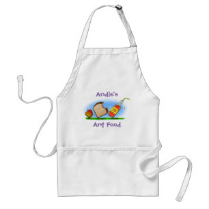 Ant picinic humour cartoon illustration standard apron