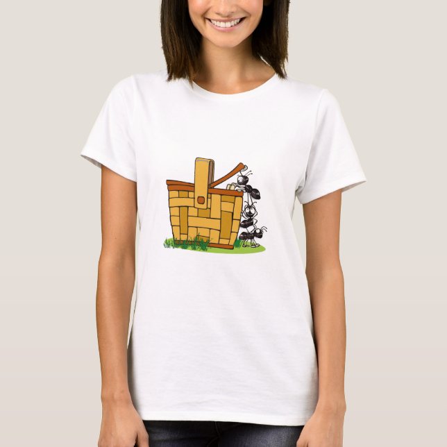 Ant Picnic Basket T-Shirt (Front)