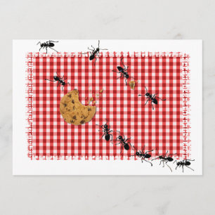 Ant Picnic Invitation
