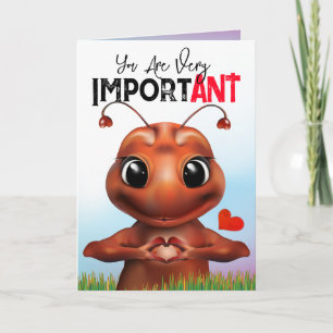 Ant Pun Sign Language Birthday Card