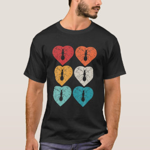 Ant Retro 80S Pop Art Heart Gift T-Shirt