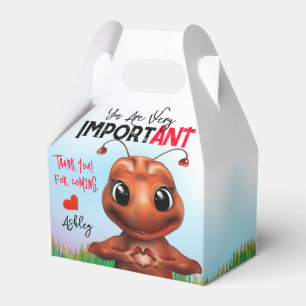 Ant Sign Language Birthday Favor Box