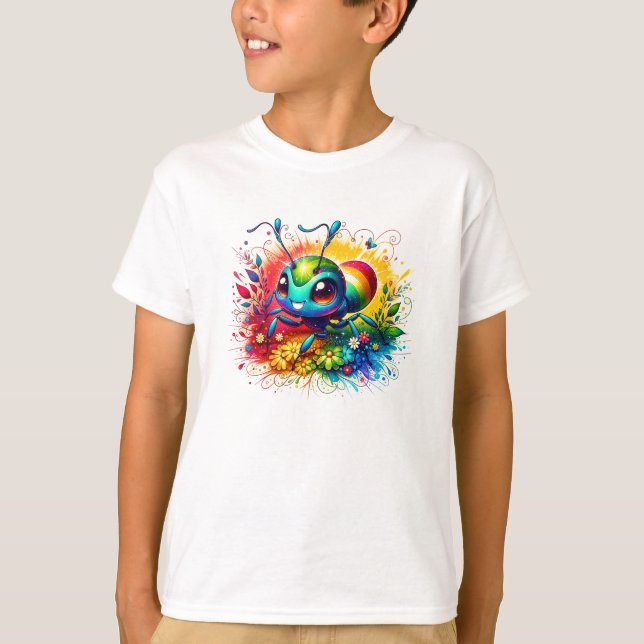 Ant-tastic Adventures: A Rainbow of Fun  T-Shirt (Front)
