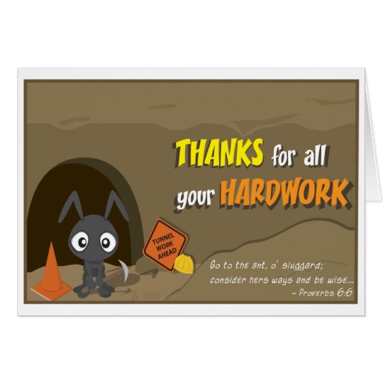 Ant Thank You Card