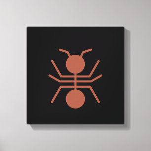 Ant Wrapped Canvas